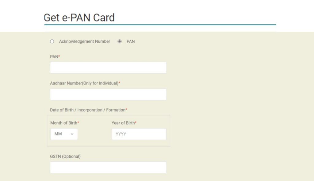 PAN 2.0 Apply Online कैसे करें